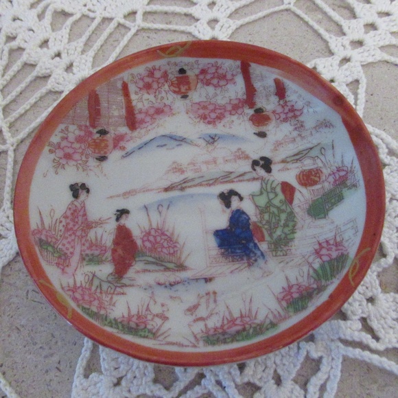 Japanese Eggshell Teacup & saucer - Picture 3 of 10